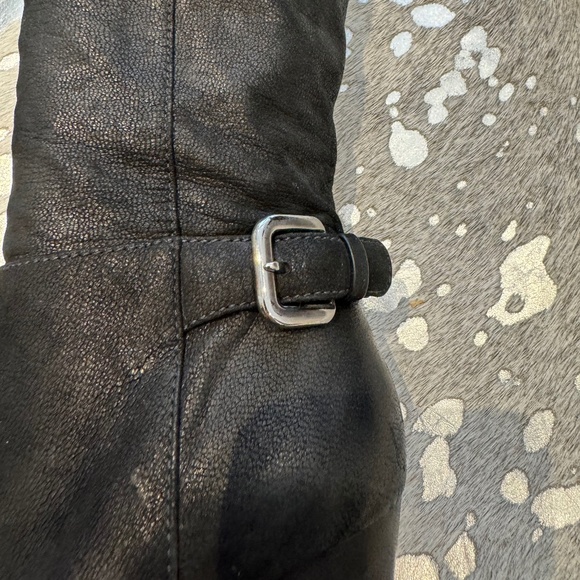 Prada High Heel Suede Boots - Picture 3 of 4